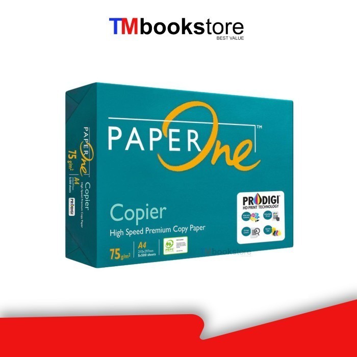 

KERTAS A4 75GR PAPER ONE TMBOOKSTORE