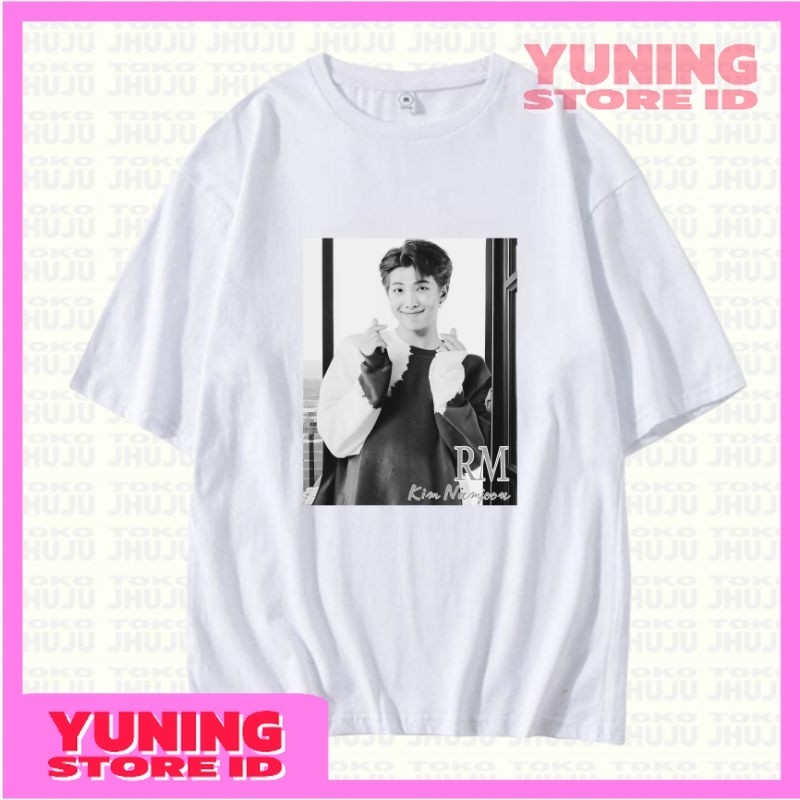 YSID Kaos RM Bangtan Kim Namjoon Foto BW