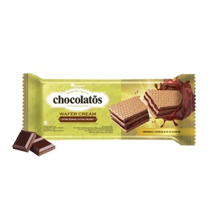 

Chocolatos Wafer Cream 17g - Extra Renyah, Extra Creamy!