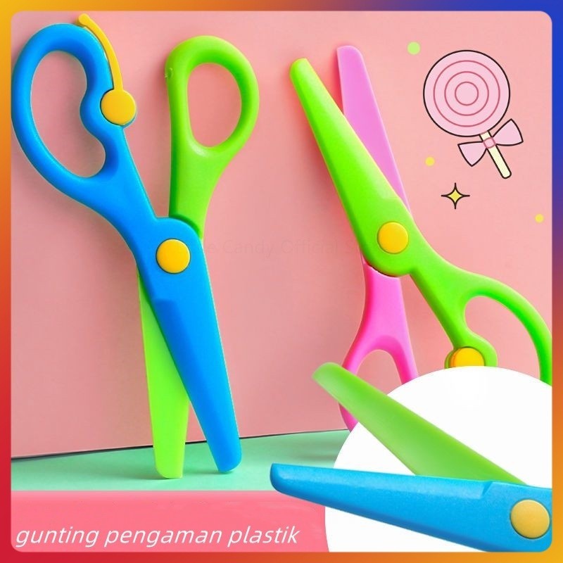 

Gunting Pengaman Plastik/GUNTING KERTAS/GUNTING KERTAS MINI keselamatan