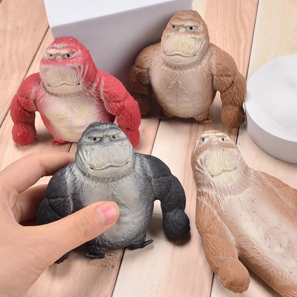 Squishy Monkey Stretch Gorilla Figure Gorilla Latex Gorilla Soft Stretchy Gorilla Toy Stretchy Goril