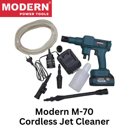 MODERN M-70 Cordless Jet Cleaner / M 70 Mesin Cuci Kendaraan Baterai / M70 Mesin Cuci Mobil Batrai