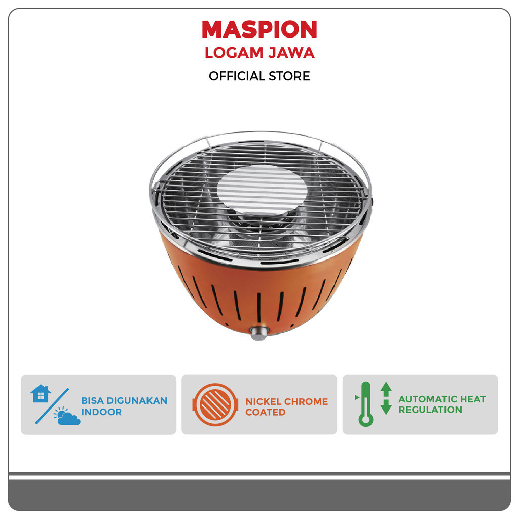 Maspion Maslon Smart Grill Pangganan Alumunium 35 cm