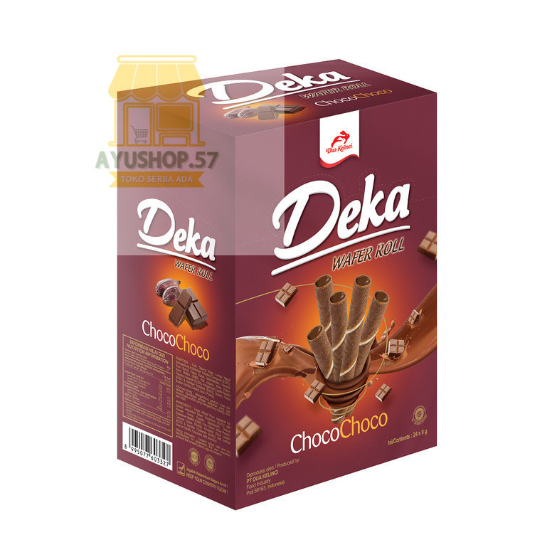 

DEKA WAFER ROLL 1 KOTAK ISI 24 - CHOCOCHOCO - AYUSHOP57