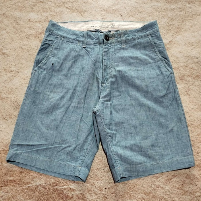 celana pendek pria LOGG BY HNM celana chinos pria pendek size 31