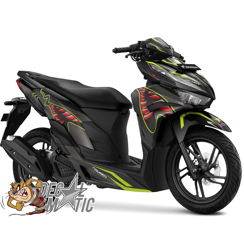 Decal New Vario 125 Full Body Stiker Full Body Motor Honda Vario 125 New 2022 2023 2024  Shark hiu