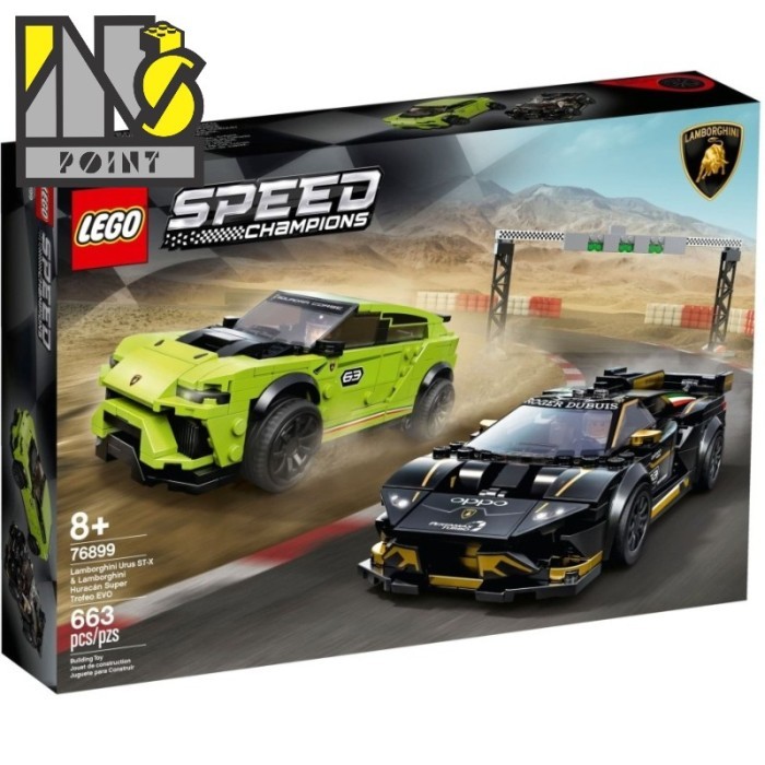 LEGO 76899 - Speed Champion - Lamborghini Urus ST-X and Huracan Super