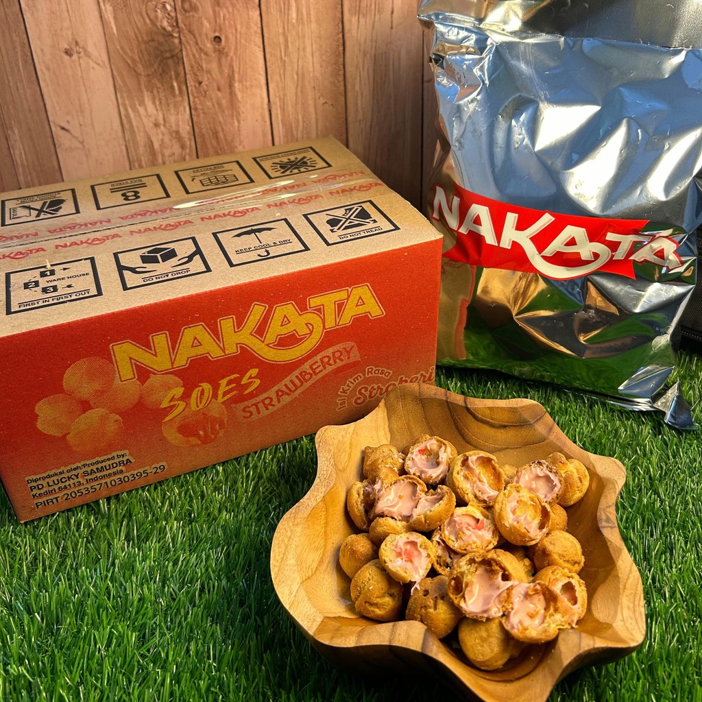 

wiw COD Soes strawberry/coklat/ 500g/1kg / mix rasa/halal Kue Sus Kering Isi soes coklat lumer 1 kgr