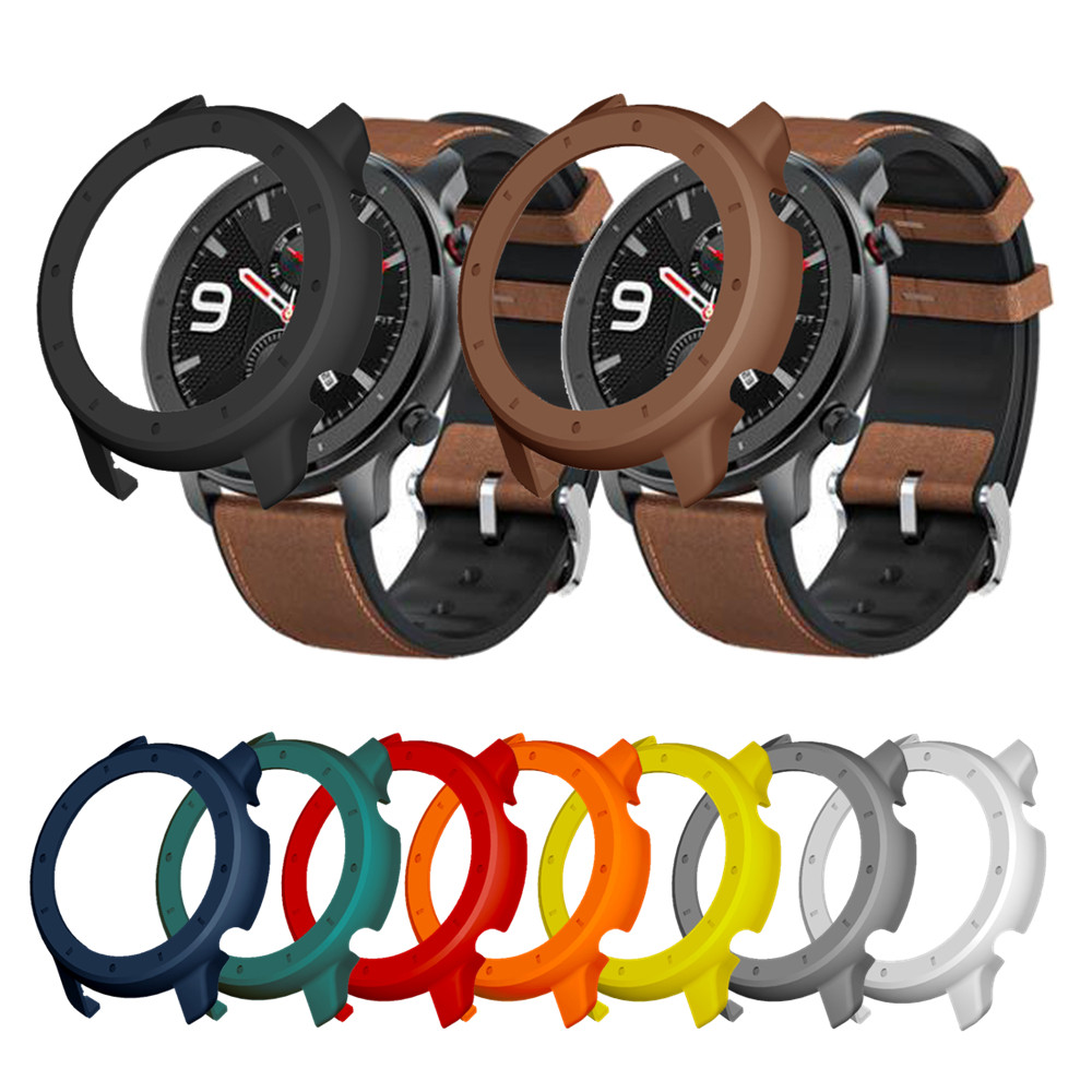 Protective Case Cover For Xiaomi Amazfit Gtr 47mm Case PC Protector Frame For Amazfit GTR 42mm Watch