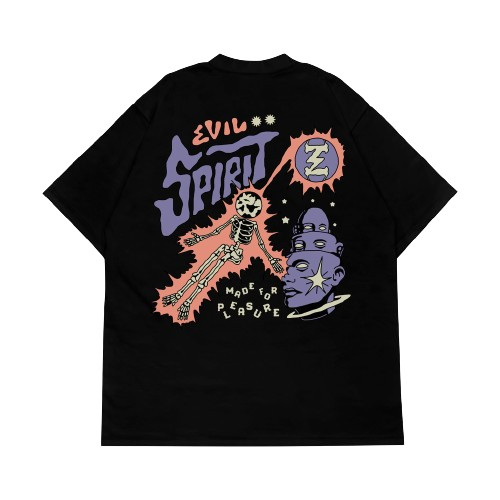 【Original】 EVILSPIRIT KAOS HEAVYWEIGHT  - MASTERMINDS BLACK UNISEX