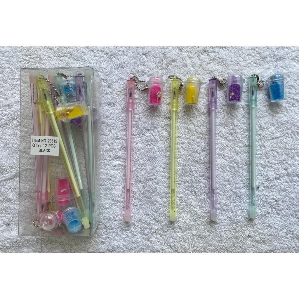 

(1buah) PEN GEL PENA BALLPEN GANTUNG GELAS ada KERANG 20515/20555
