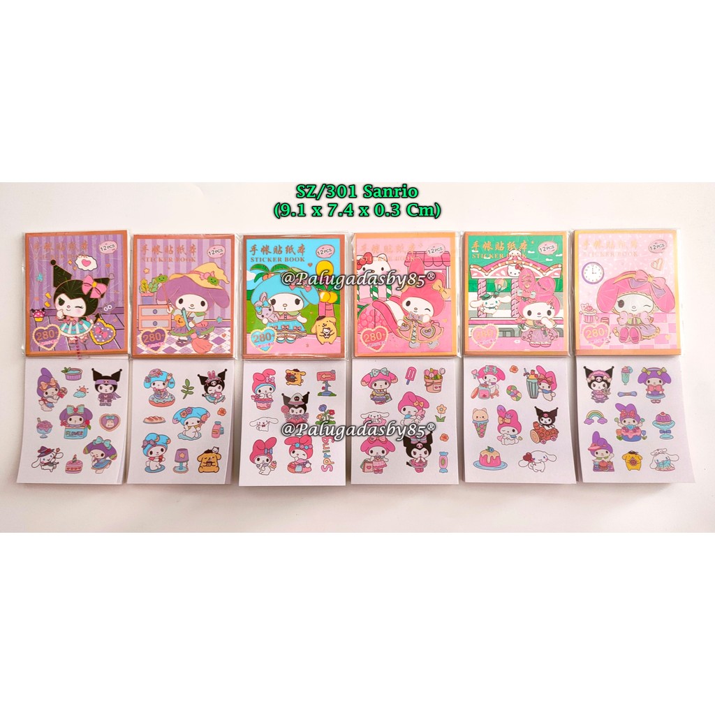 

( 1 Biji) Buku Sticker Sanrio 9.1 x 7.4 / Sticker Viral Sanrio / Sticker GXIMP SZ/301 Sanrio