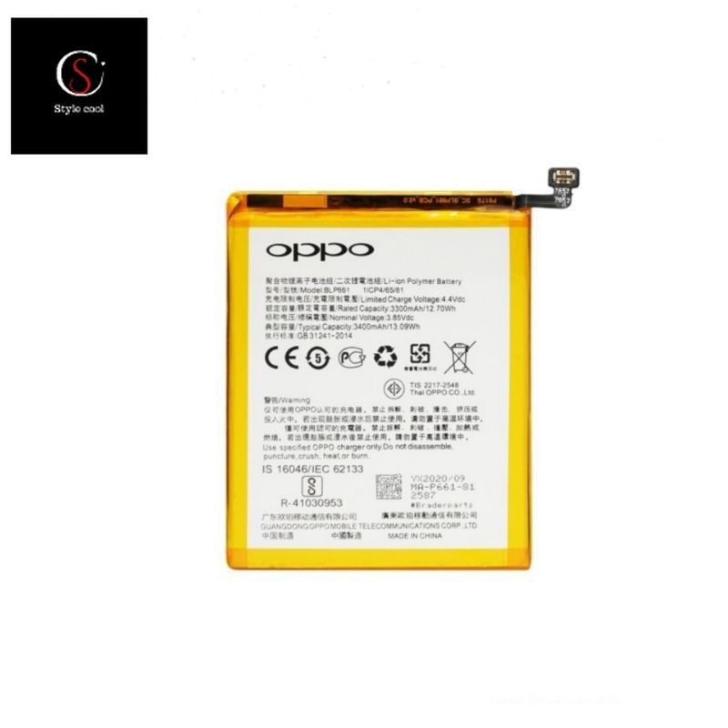 BATERAI / BATRE BLP661 - OPPO F7 ORIGINAL