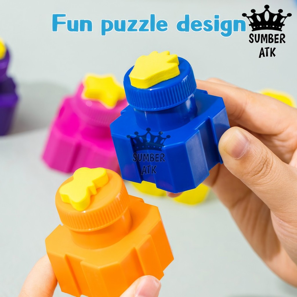 

Finger Paint Super Washable Color Kids / Cat Jari Tangan Deli 20ml x 6 Warna C21-6 SF6