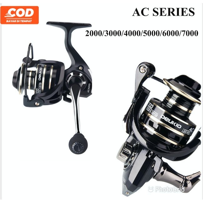 REEL PANCING DEUKIO SPOOL METAL AC2000-7000 SPINNING REEL MAX DRAG 8KG