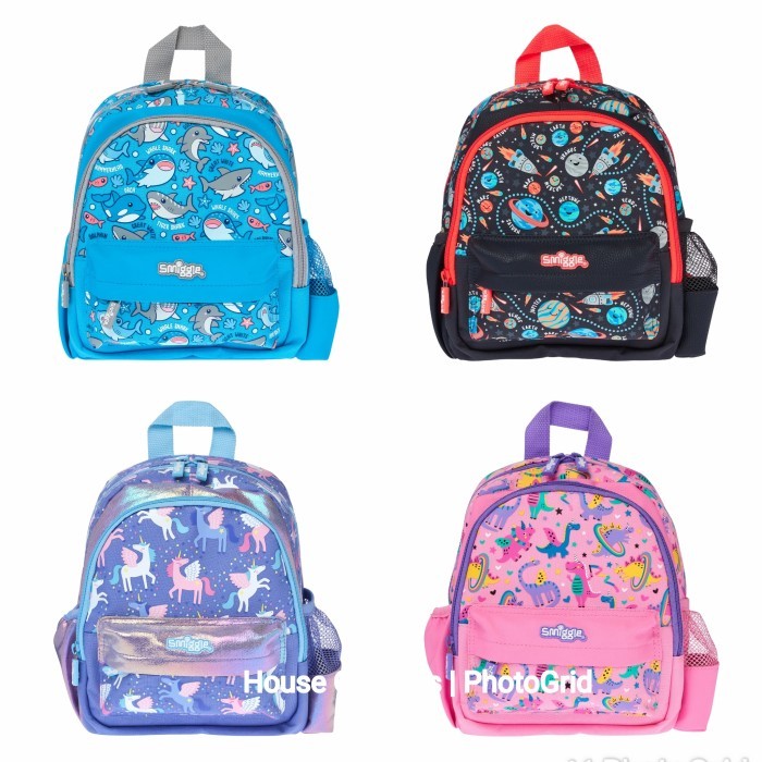 SMIGGLE UP AND DOWN TEENY TINY BACKPACK ORIGINAL - Shark