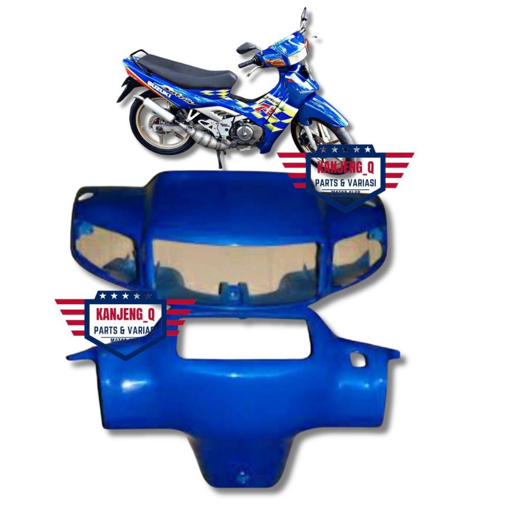 batok depan belakang satria 2 tak satria lumba hitam merah biru orange Terlaris