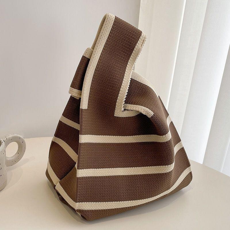 Tas Tote Wanita Bahan rajut Motif karakter Lucu unik kece Tote Bag Wanita import Karakter premium