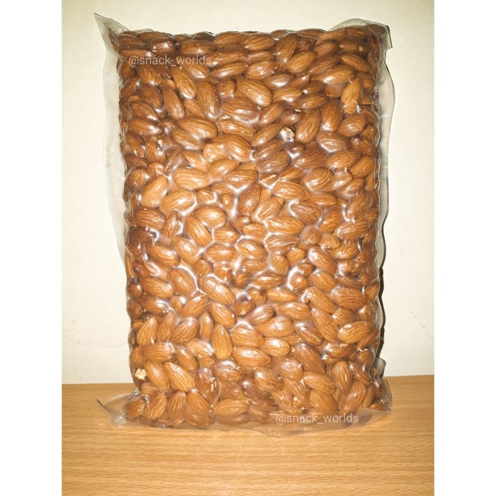 

1KG Almond Roasted (Kacang Panggang) Blue Diamond tanpa cangkang - Kupas TAWAR 1KG