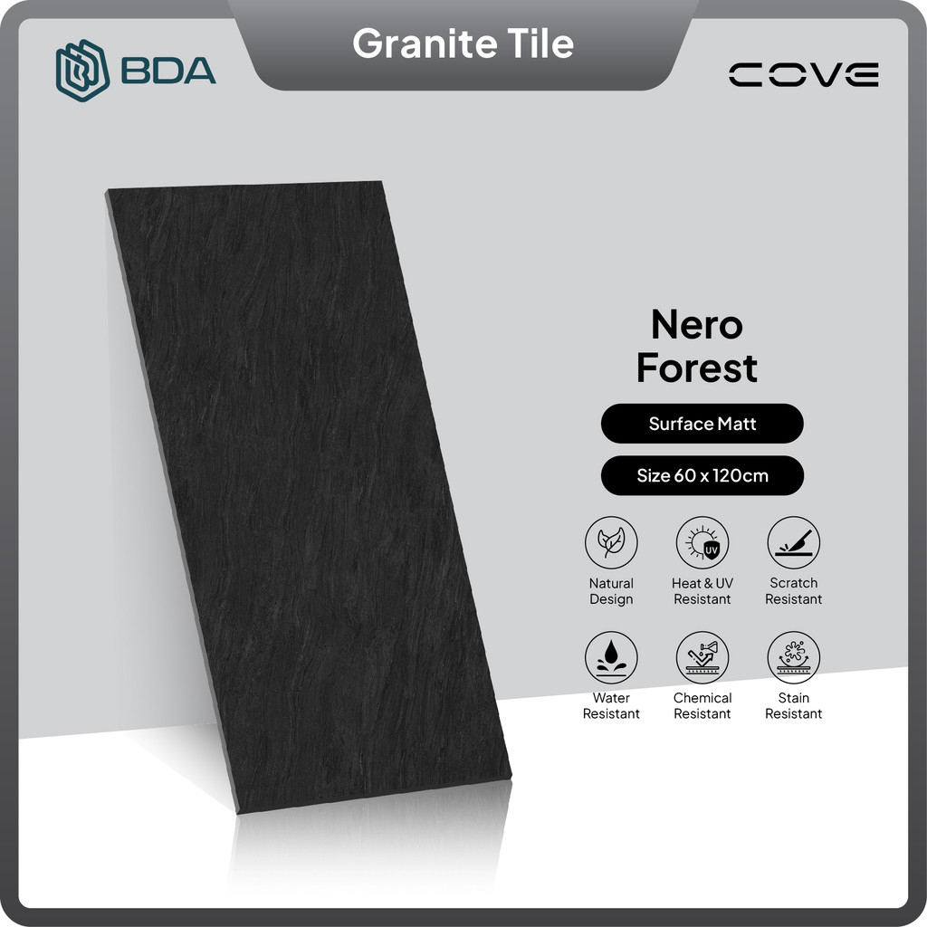 BDA Granite Tile Keramik Kamar Mandi Keramik Lantai Kamar Mandi Granit Kamar Mandi Granit 120x60 Gra