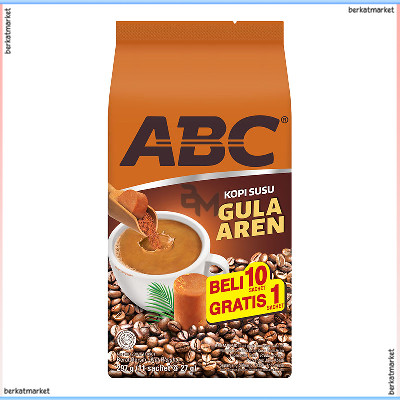 

ABC Kopi Susu Gula Aren 11 x 27 g ABC Kopi Susu Instan 10 x 30 g