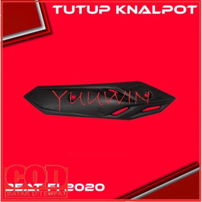 TUTUP KNALPOT BEAT FI 2020 - COVER KNALPOT - PELINDUNG KNALPOT BEAT FI
