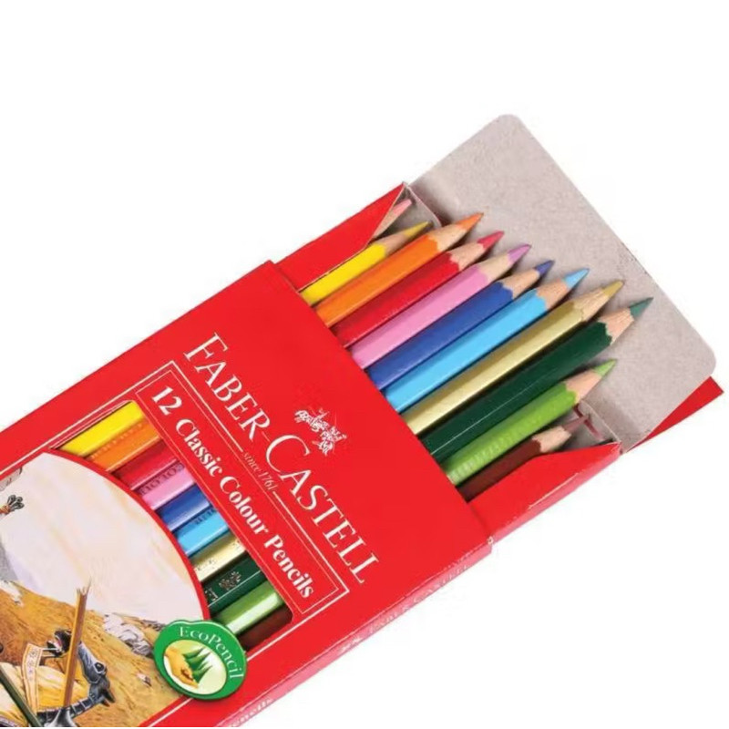 

PENSIL WARNA FABER CASTELL 12 WARNA COLOURS