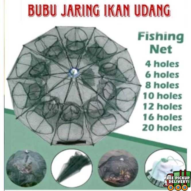 Bubu Payung Jaring Pancing Ikan / Perangkap Ikan Bubu Jaring Pancing Ikan dan Udang Fishing Net Trap