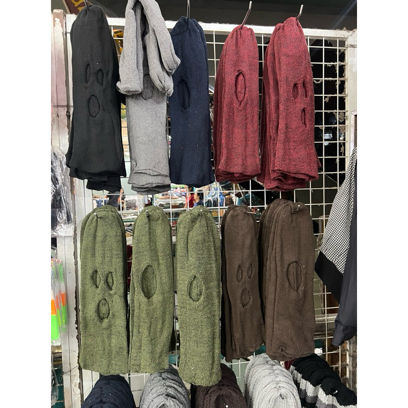 kupluk lobang 3 / topeng maling / kupluk ninja