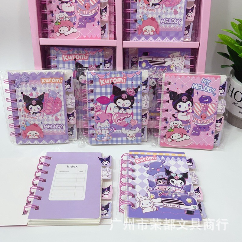 

24 Books/Box Sanrio Cute Creative Cartoon 100k Coil Notebook Student Portable Small Girl Heart Gift Book Wholesale