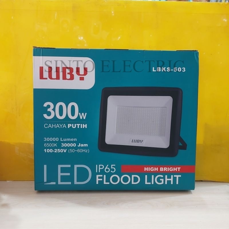 LUBY Lampu Sorot Floodlight 300W