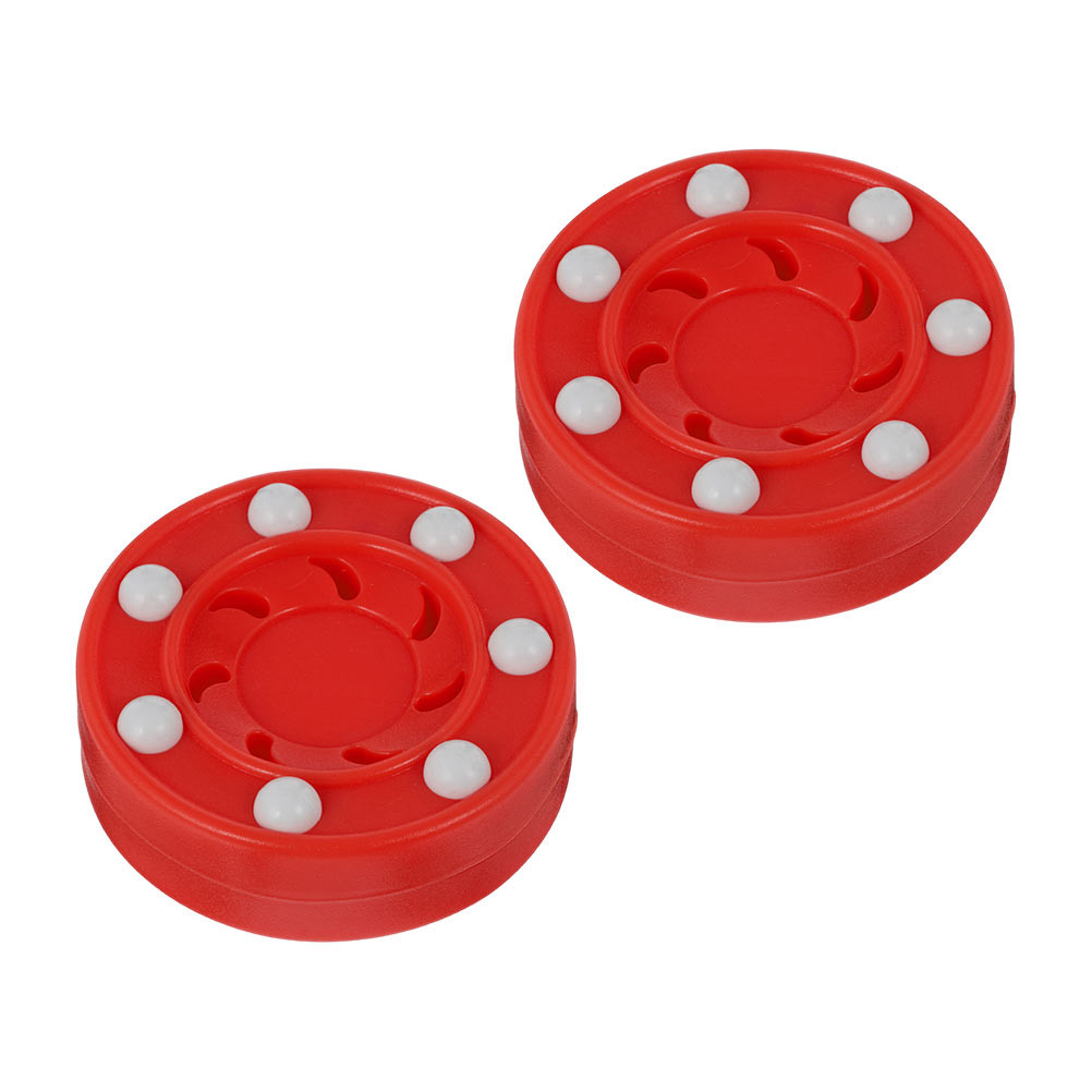 2pcs Roller Hockey Game Puck Street Hockey Puck Inline Hockey for Indoor and Smooth Outdoor Courts