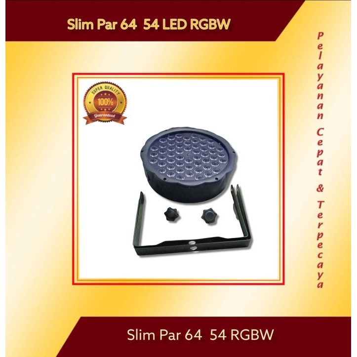 Slim Par 64 54 led RGBW