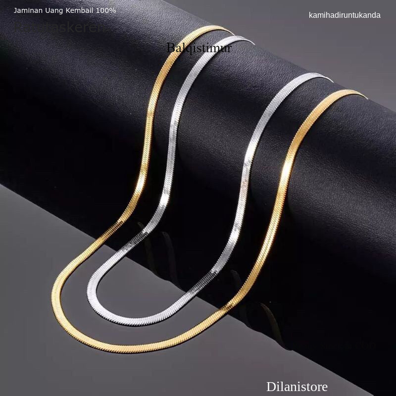 BALQIS KALUNG TITANIUM  PRIA WARNA EMAS GOLD MODEL PLAT KEREN KEREN