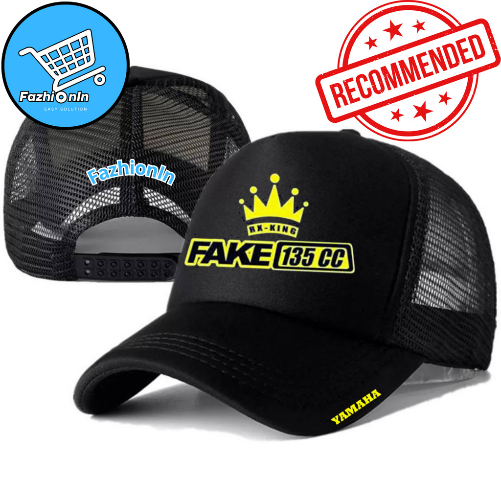FazhiionIn Topi Trucker RX-KING - Topi Distro RX-KING Logo - Topi RX-KING Premium - Topi Pria Dewasa
