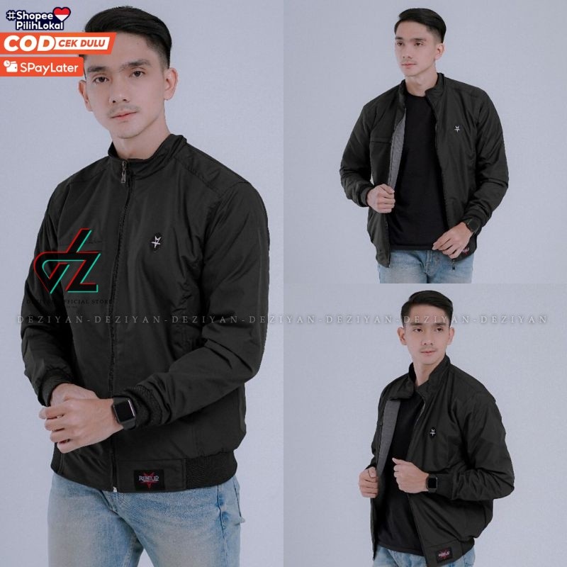 DEZIYAN [SIAP KIRIM] JAKET CASUAL PRIA SGM WATERPROOF REBEL ID ORIGINAL