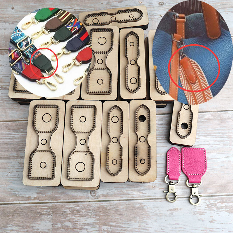 

2designs DIY Leather Craft Canvas Belt Buckle Connect Leather Die Cutting Knife Mold Metal Hollowed Punch Tool