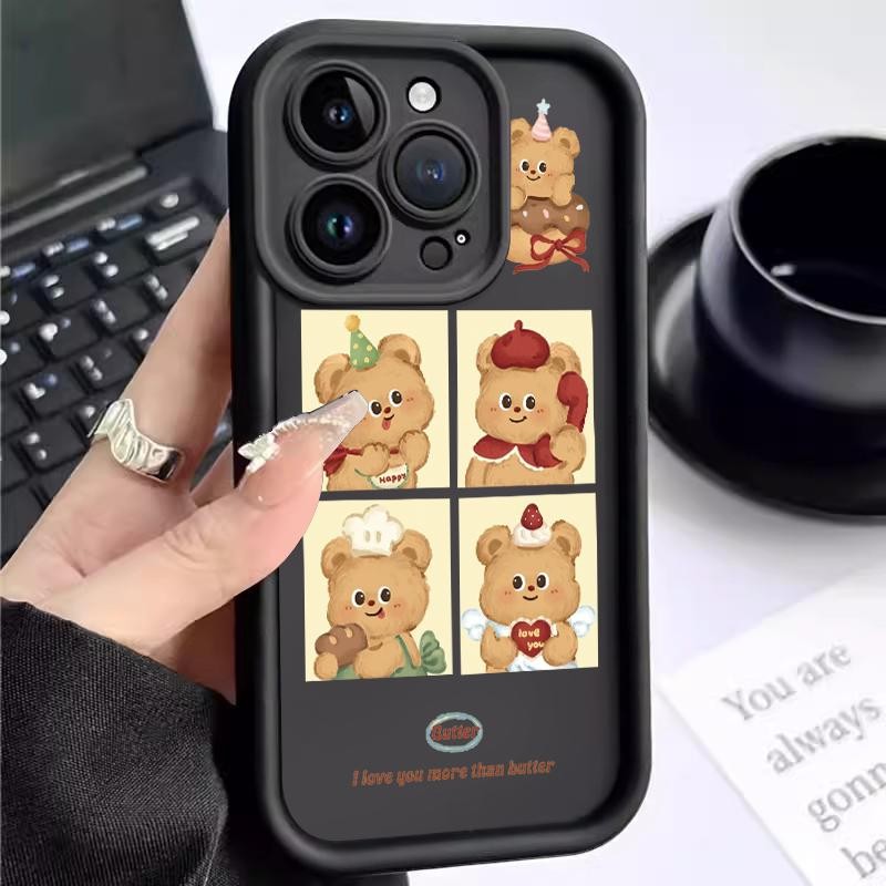 Casing Hp For Oppo Reno5 4G 5G Reno3 Reno4 F Reno4 Lite Reno5 F K Z Reno6 Case Lembut Silikon Kartun