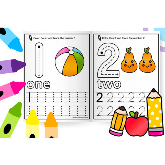 Buku Digital Mewarnai dan Berhitung untuk Anak TK PAUD