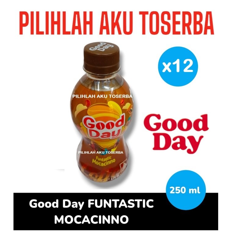

GOOD DAY Coffee Funtastic MOCACINNO 250 ml - ( HARGA 12 botol )