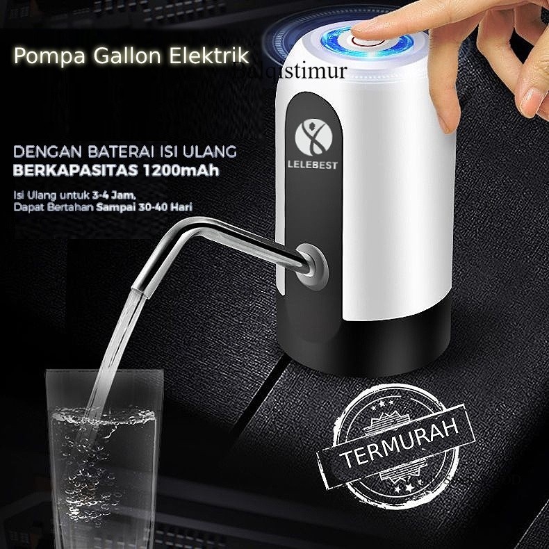 BALQIS LELEBEST HYDRO POMPA GALON ELEKTRIK DISPENSER AIR MINUM GALLON KEREN READY STOK