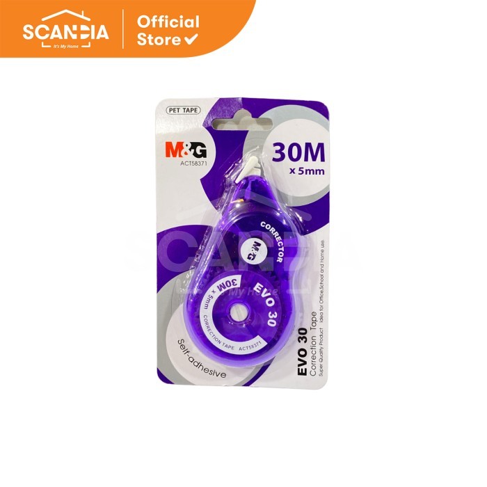 

SCANDIA Correction Tape Evo Jumbo 30mx5mm (60031731)