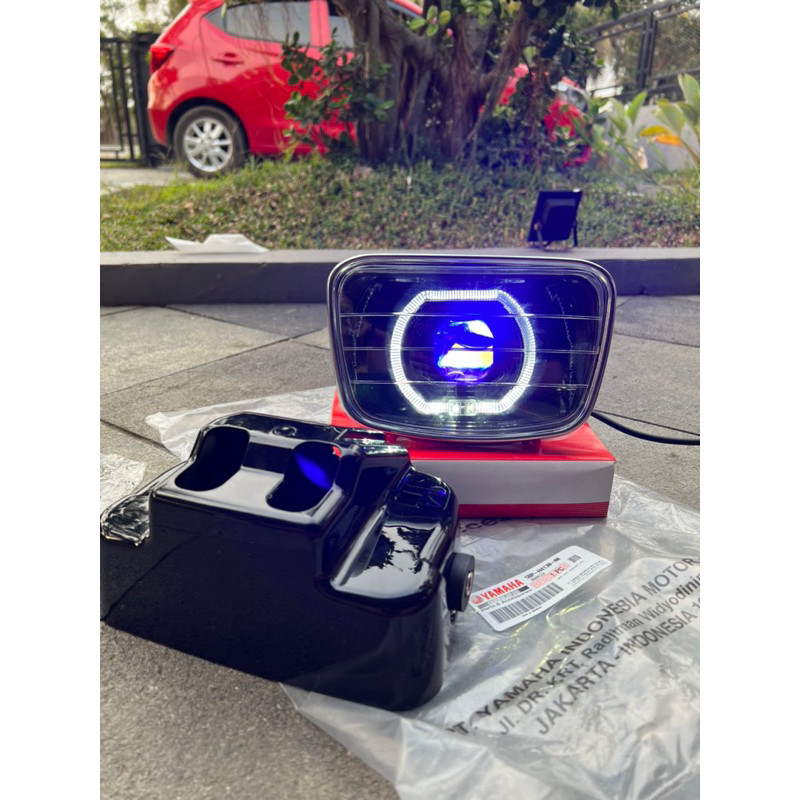 lampu depan Rx king se GOLD biled billed MATRIX ring dan batok Original