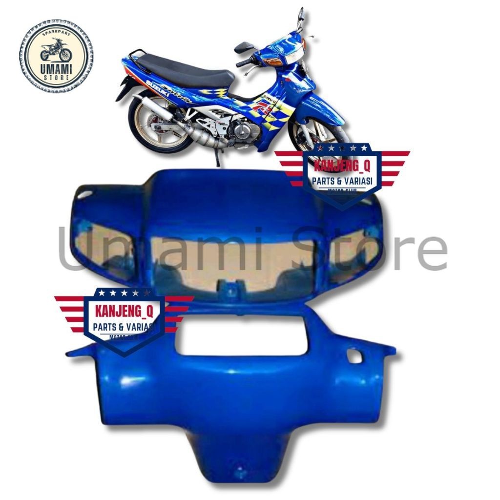 batok depan belakang satria 2 tak satria lumba hitam merah biru orange Terbatas