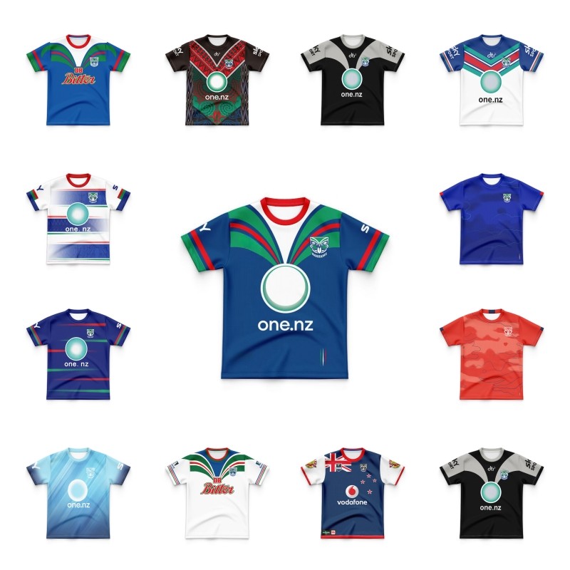 2024 Kids New Zealand Warriors Home / Away / Indigenous / Heritage Training Rugby Jersey