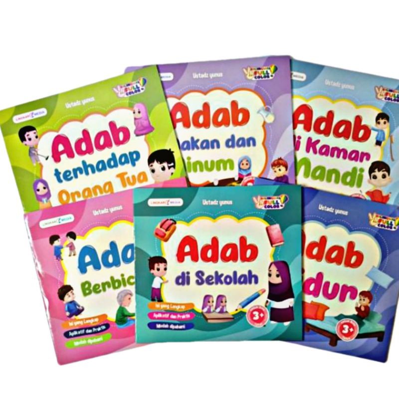 

Paket Isi 6 Buku Cerita Seri Adab