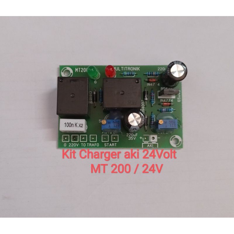 cas aki 24 Volt kit charger aki 24V MT 200
