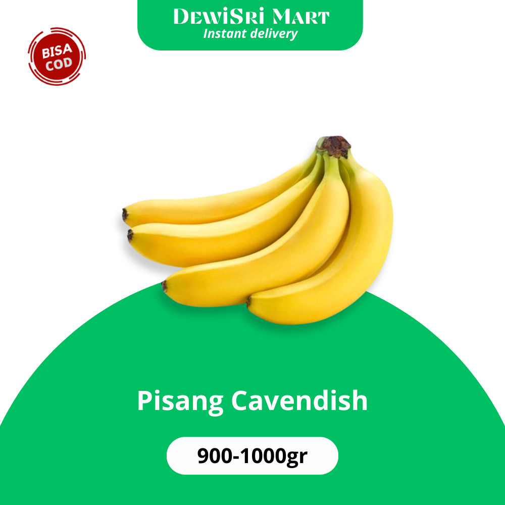 

NEWORI! Buah Pisang Cavendis 900-1000gr - Dewi Sri Mart