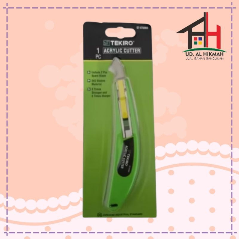

Alat Pemotong Akrilik 10mm - Tekiro Pisau Cutter Akrilik 10mm - Acrylic Cutter