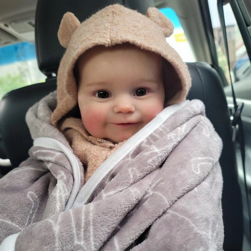 60CM Huge Size Reborn Doll Kit Maddie Baby Reborn Toddler with painted Doll Kit Mold